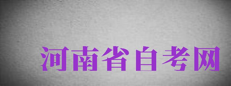 河南省自考網(wǎng)（河南省自考網(wǎng)官網(wǎng)）